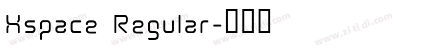 Xspace Regular字体转换
